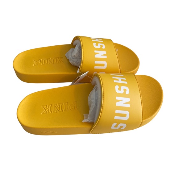 Pink Yellow Sunshine Slides - Picture 1 of 2
